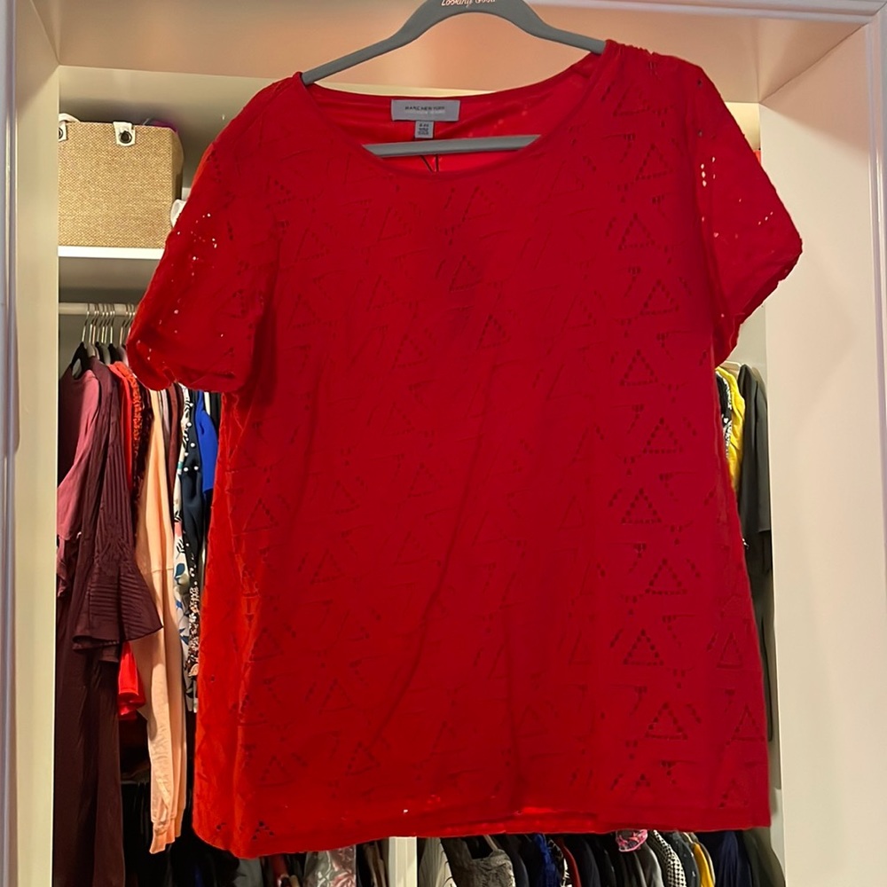 Brand new triangle lace top